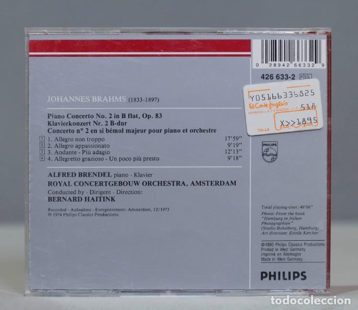 CDs de m&uacute;sica: CD. BRAHMS. KV 2. BRENDEL. HAITINK - Foto 2