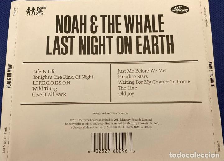CDs de m&uacute;sica: NOAH & THE WHALE - LAST NIGHT ON EARTH - Foto 3