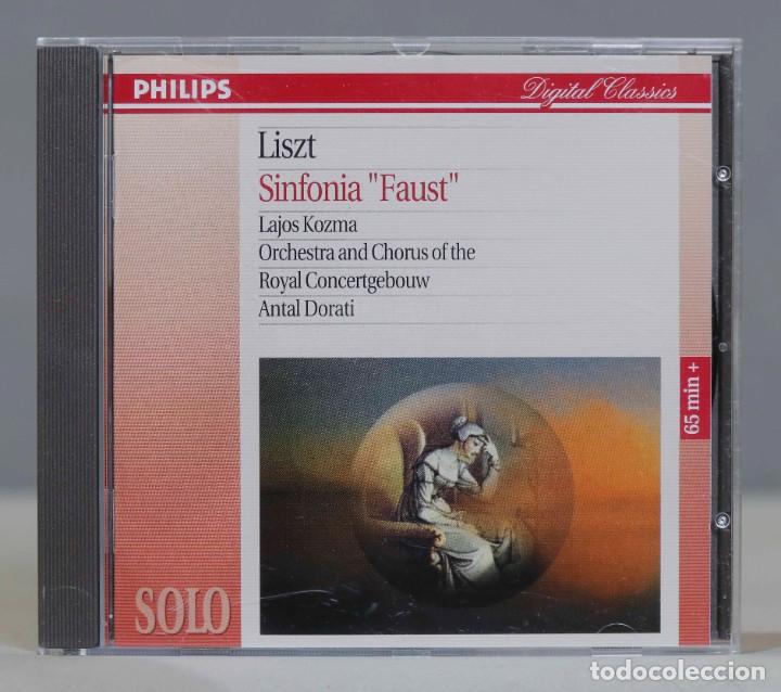CDs de m&uacute;sica: CD. SINFONIA FAUST. LISZT. DORATI - Foto 1