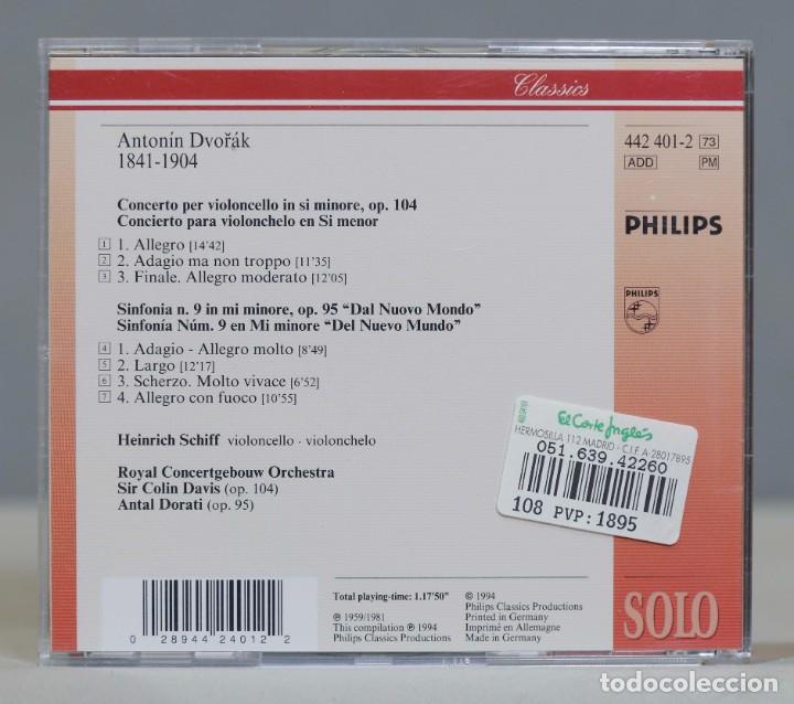 CDs de m&uacute;sica: CD. Dorati. Cello Concerto. &rdquo;New World&rdquo; Symphony - Foto 2