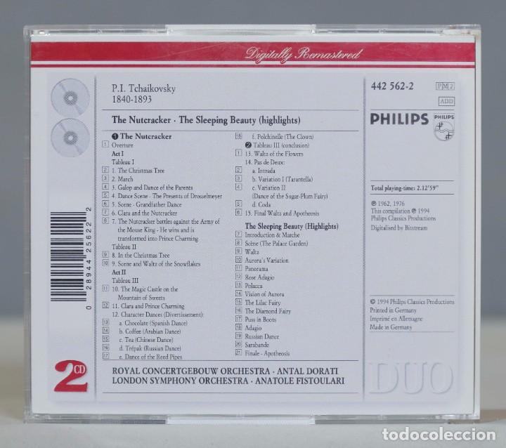 CDs de m&uacute;sica: 2 CD. The Nutcracker (Complete Ballet). The Sleeping Beauty. Tchaikovsky - Foto 2