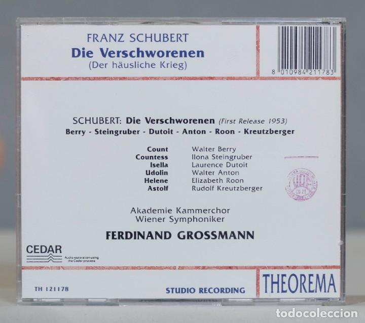 CDs de m&uacute;sica: CD. Schubert. Die Verschworenen. GROSSMANN - Foto 2