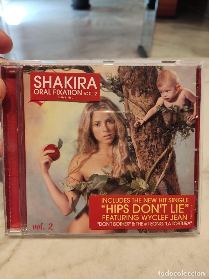 CDs de M&uacute;sica: CD m&uacute;sica SHAKIRA Oral fixation Volumen 2 CD ALBUM A&Ntilde;O 2005 13 TEMAS DUO ALEJANDRO SANZ CARLOS SANTA