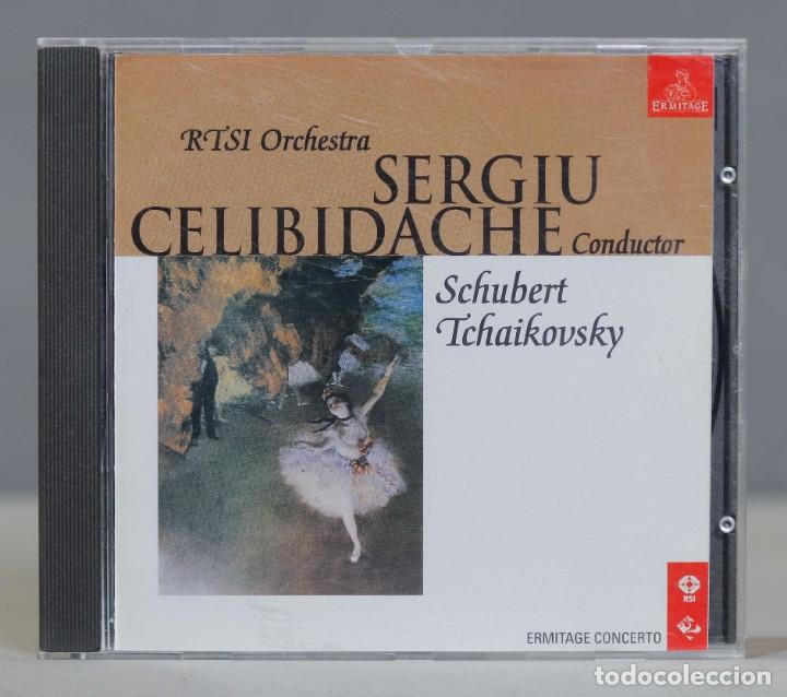 CDs de m&uacute;sica: CD. CELIBIDACHE CONDUCTOR SCHUBERT TCHAIKOVSKY - Foto 1