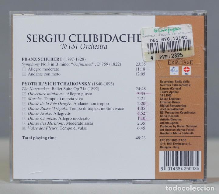 CDs de m&uacute;sica: CD. CELIBIDACHE CONDUCTOR SCHUBERT TCHAIKOVSKY - Foto 2