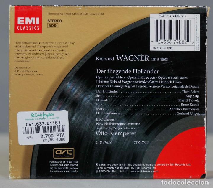 CDs de m&uacute;sica: 2 CD. Klemperer. Der Fliegende Holl&auml;nder. WAGNER - Foto 3