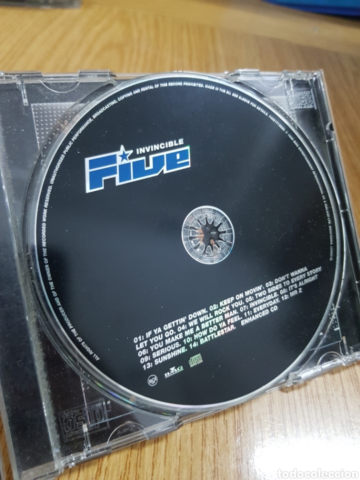 CDs de m&uacute;sica: CD. Invincible. Five. (L27) - Foto 2