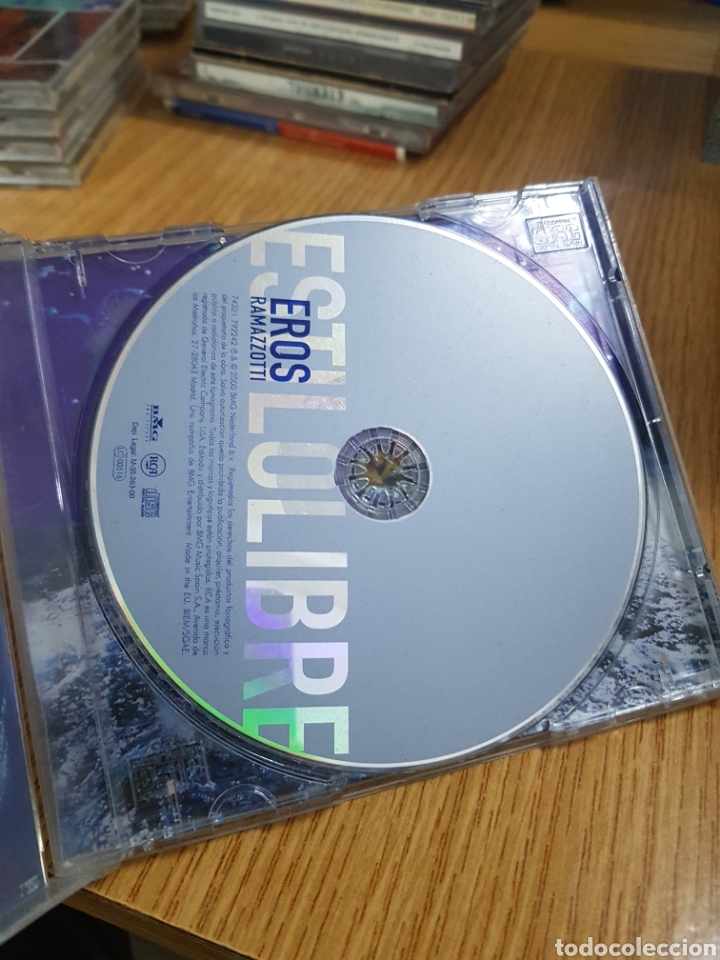 CDs de m&uacute;sica: CD. Eros ramazzotti. Estilo libre. (L27) - Foto 2
