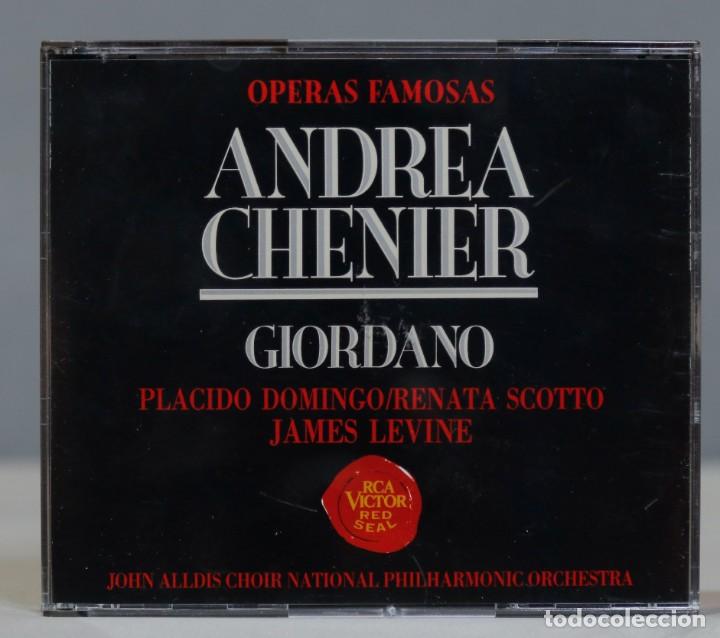 CDs de m&uacute;sica: 2 CD. Andrea Chenier. GIORDANO. CHENIER - Foto 1