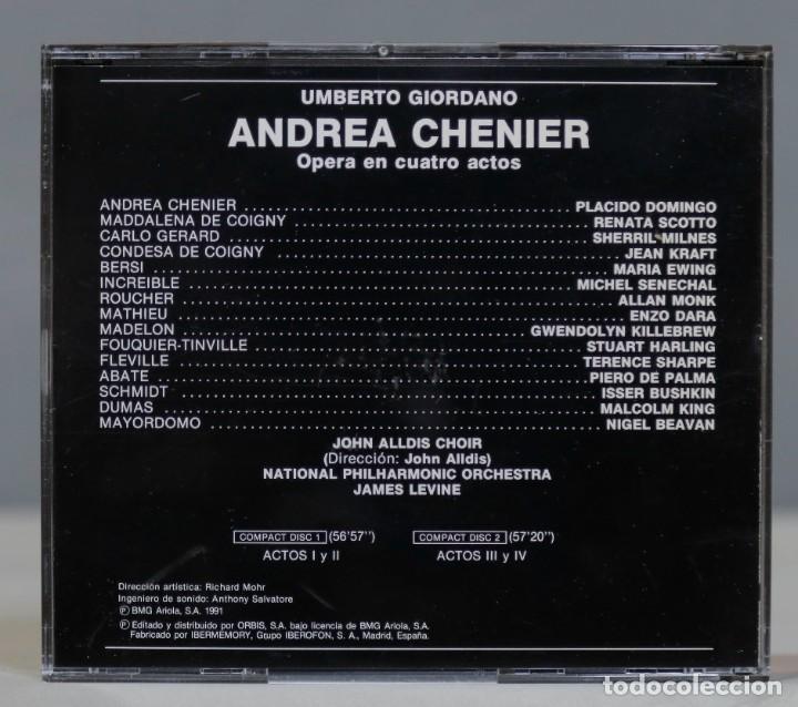 CDs de m&uacute;sica: 2 CD. Andrea Chenier. GIORDANO. CHENIER - Foto 2