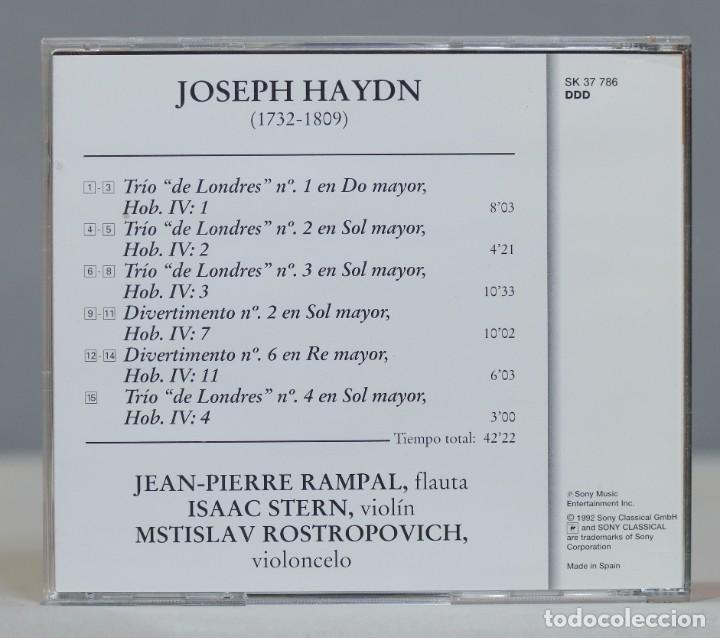 CDs de m&uacute;sica: CD. HAYDN. DIVERTIMENTI. LONDON TRIOS - Foto 2