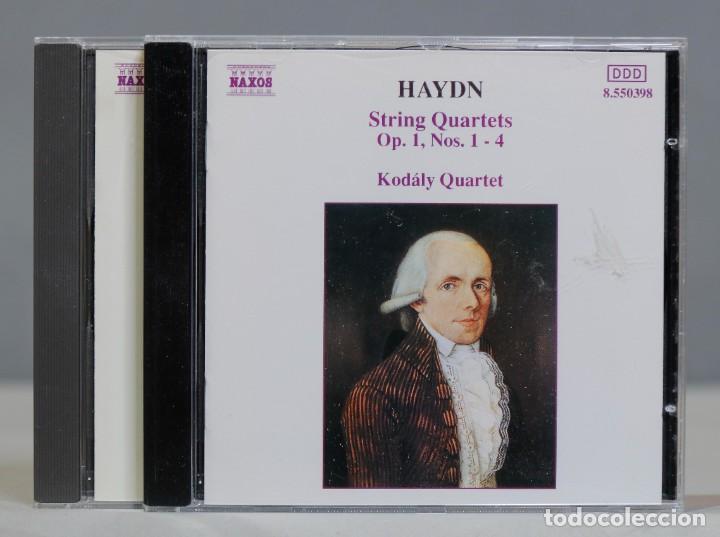 CDs de m&uacute;sica: 2 CD. STRING QUARTETS OP. 1 -6. OP. 2 1-2. HAYDN. KODALY QUARTET - Foto 1