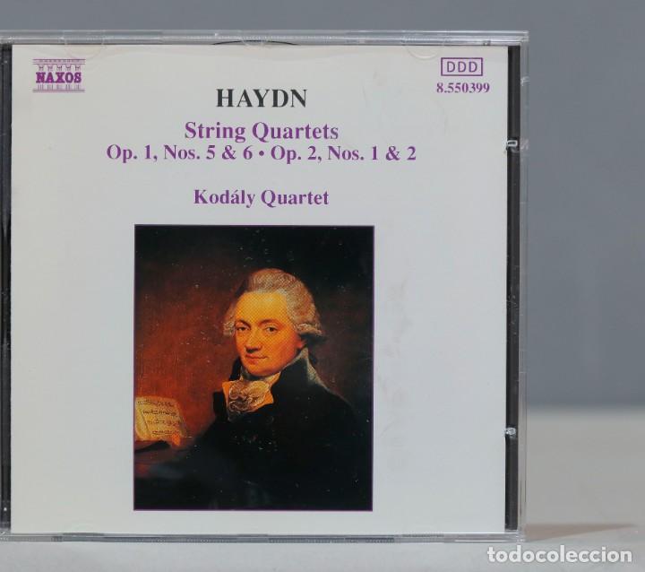 CDs de m&uacute;sica: 2 CD. STRING QUARTETS OP. 1 -6. OP. 2 1-2. HAYDN. KODALY QUARTET - Foto 2