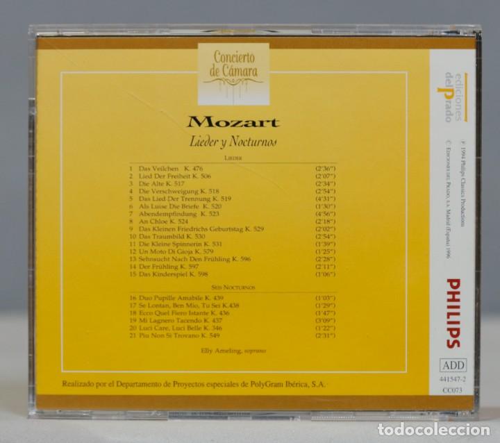 CDs de m&uacute;sica: CD. MOZART. LIEDER Y NOCTURNOS - Foto 2
