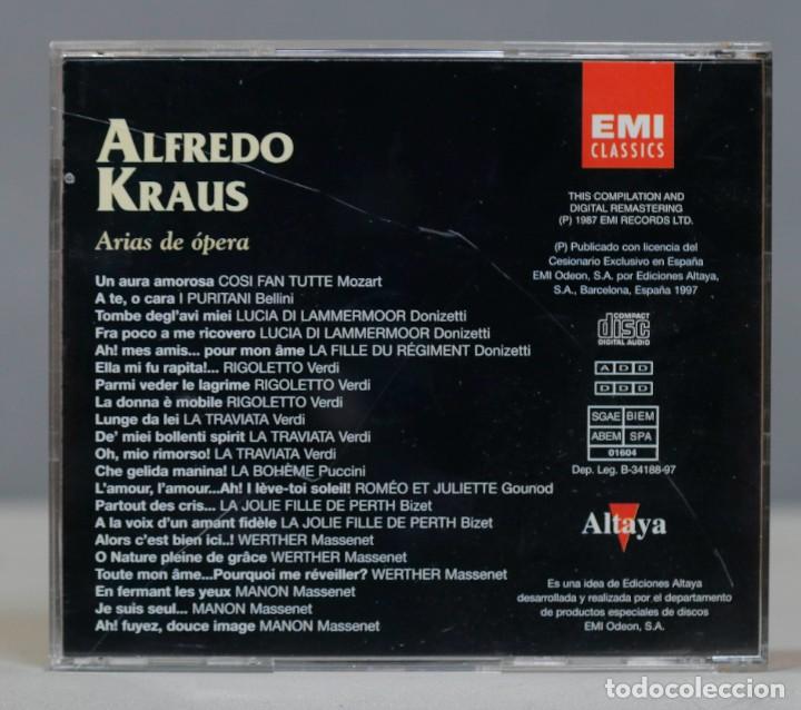 CDs de m&uacute;sica: CD. Alfredo Kraus. Arias De Opera - Foto 2