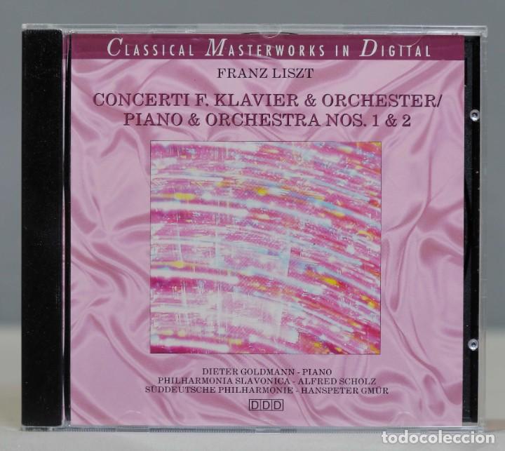 Music CDs: CD. Franz Liszt. CONCERTI F KLAVIER & ORCHESTER. PIANO Y ORCHESTRA 1 2. GMUR
