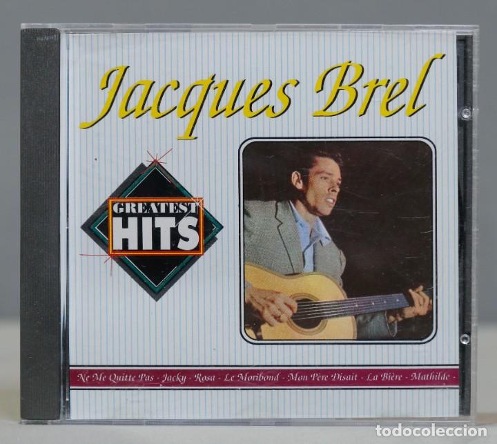 CDs de m&uacute;sica: CD. Jacques Brel. Greatest Hits - Foto 1
