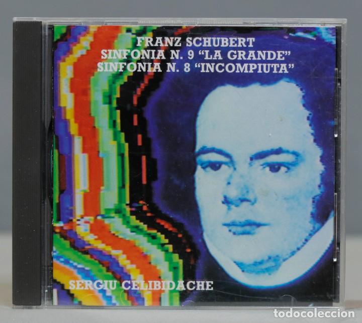 CDs de m&uacute;sica: CD. SCHUBERT. SINFONIA 8 9. CELIBIDACHE - Foto 1