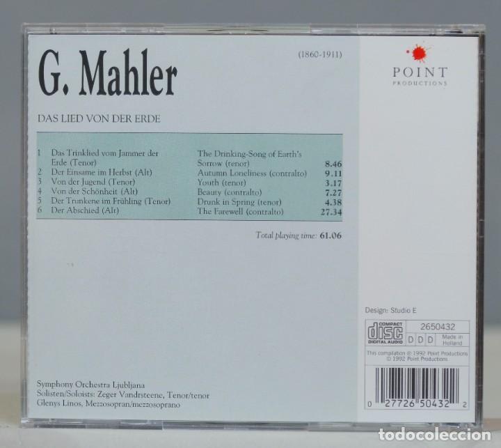 CDs de m&uacute;sica: CD. Linos. Das Lied Von Der Erde. MAHLER - Foto 2
