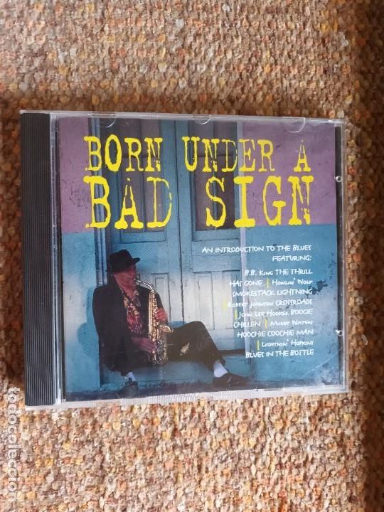 CD di Musica: Born Under A Bad Sign , An Introduction to the Blues , varios artistas , CD 1994 . Perfecto estado