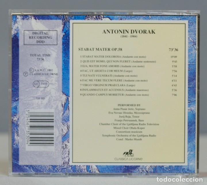 CDs de m&uacute;sica: CD. DVORAK. STABAT MATER - Foto 2