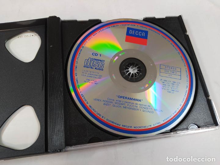 CDs de m&uacute;sica: OPERA MANIA. DOBLE CD. LOS EXITOS DE LA HISTORIA DE LA OPERA. DECCA. TDKCD302 - Foto 2