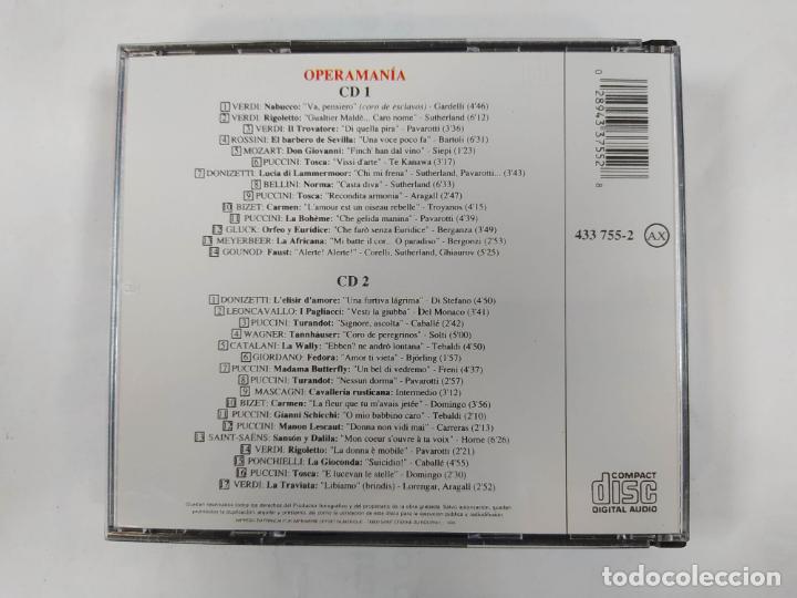 CDs de m&uacute;sica: OPERA MANIA. DOBLE CD. LOS EXITOS DE LA HISTORIA DE LA OPERA. DECCA. TDKCD302 - Foto 4