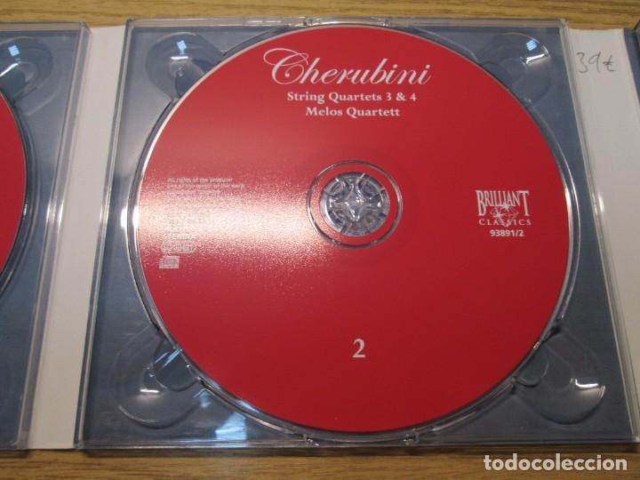 CDs de m&uacute;sica: CHERUBINI: THE STRING QUARTETS. MELOS QUARTETT. 3CD BRILLIANT CLASSICS 1976 - Foto 4