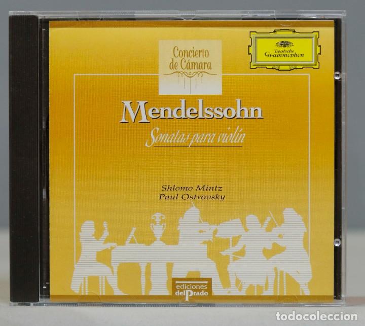CDs de m&uacute;sica: CD. MENDELSSOHN. SONATAS PARA VIOLIN - Foto 1