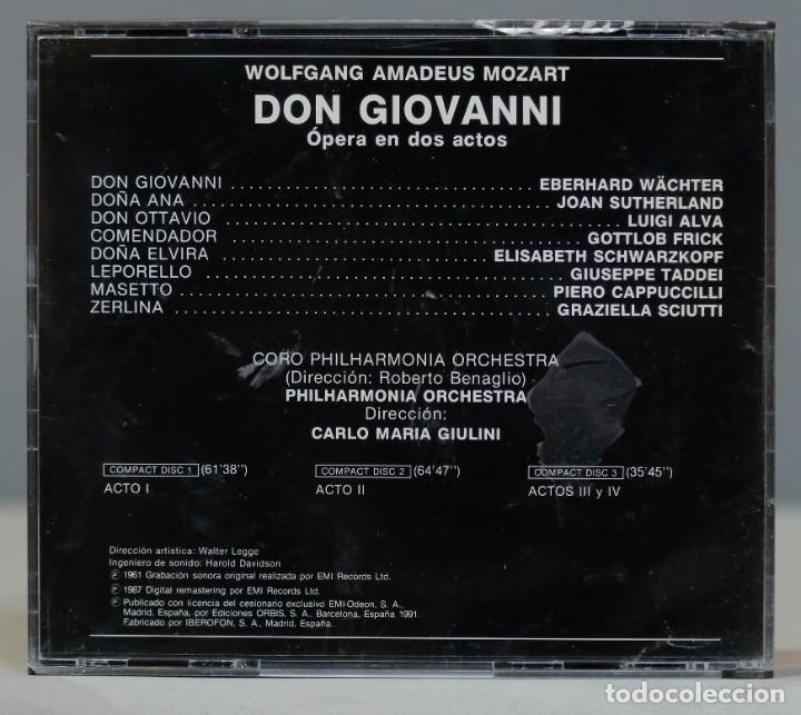 CDs de m&uacute;sica: 3 CD. Mozart. Don Giovanni. GIULINI - Foto 2