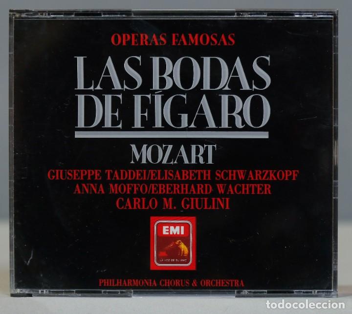CDs de m&uacute;sica: 3 CD. Las Bodas de F&iacute;garo. MOZART. GIULINI - Foto 1