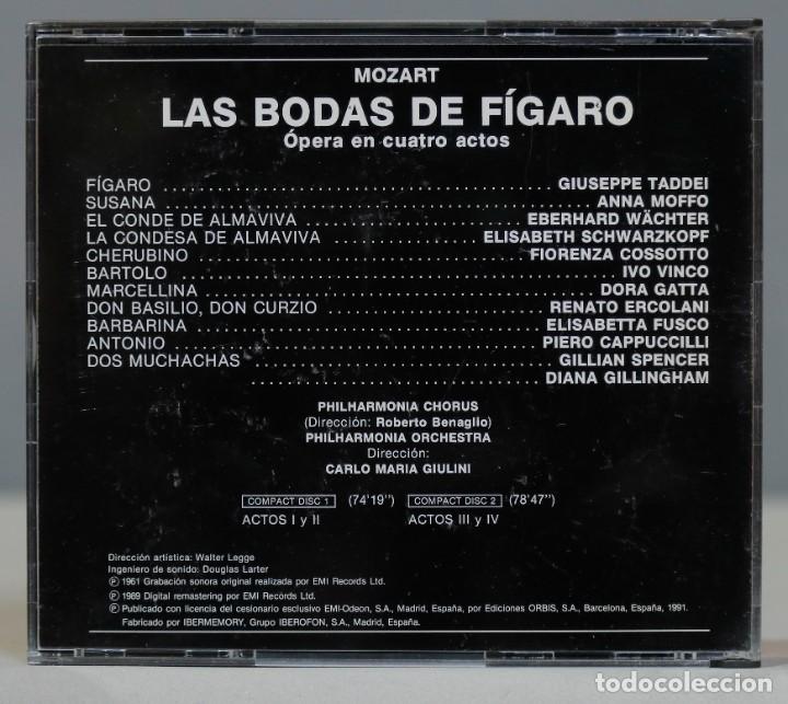CDs de m&uacute;sica: 3 CD. Las Bodas de F&iacute;garo. MOZART. GIULINI - Foto 2