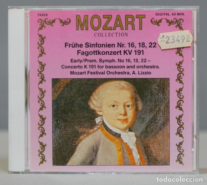 Music CDs: CD. FRUHE SINFONIEN N 16 18 22. KV 191. MOZART. LIZZIO