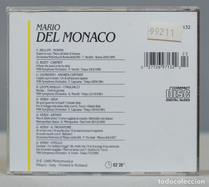 CDs de m&uacute;sica: CD. Mario Del Monaco In Concert - Foto 2