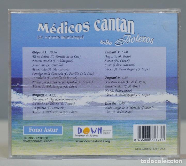 CDs de m&uacute;sica: CD. MEDICOS CANTAN TODO BOLEROS - Foto 2