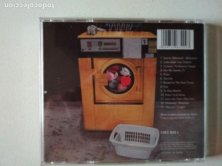 CDs de m&uacute;sica: shakira, servicio de lavanderia, 2001 - Foto 2