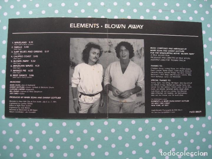 CDs de m&uacute;sica: ELEMENTS / BLOWN AWAY / CD / 8 TEMAS / JAZZ - Foto 3