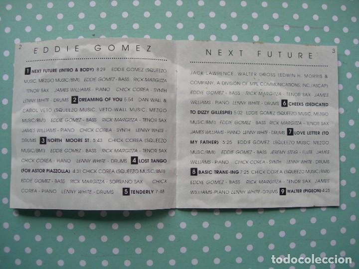 CDs de m&uacute;sica: EDDIE GOMEZ / NEXT FUTURE / CD / 9 TEMAS / JAZZ - Foto 3
