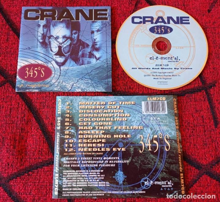 CDs de m&uacute;sica: CRANE ** 345&ordm; S E.P. Compilation ** CD ORIGINAL 1993 UK - Foto 1