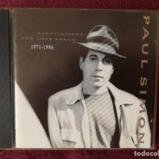 CDs de Música: PAUL SIMON - NEGOTIATIONS AND LOVE SONGS 1971 - 1986 - PEDIDO MINIMO 7€