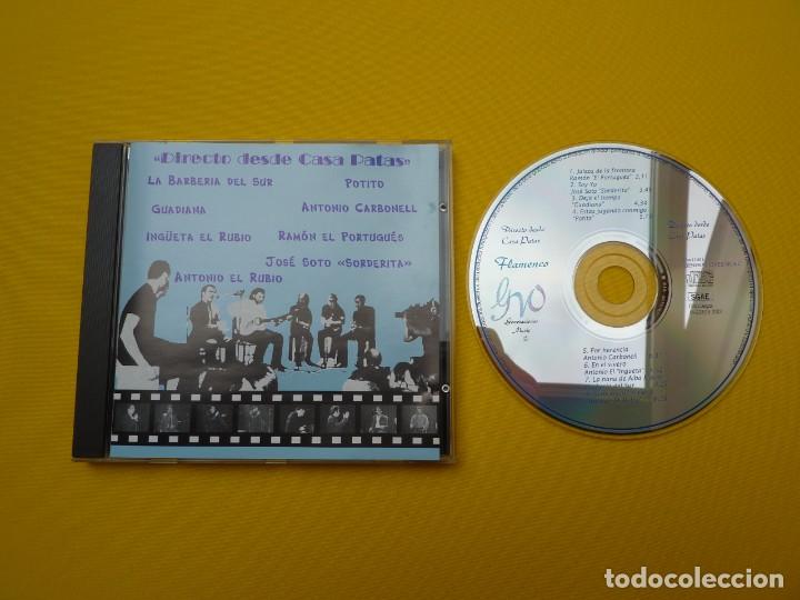 Music CDs: CD DIRECTO DESDE CASA PATAS - Generaciones Music - Barberia Del Sur - GM 11001