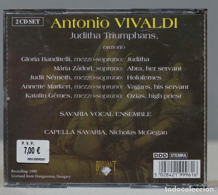 CDs de m&uacute;sica: 2 CD. Vivaldi. Juditha Triumphans, Oratorio - Foto 2