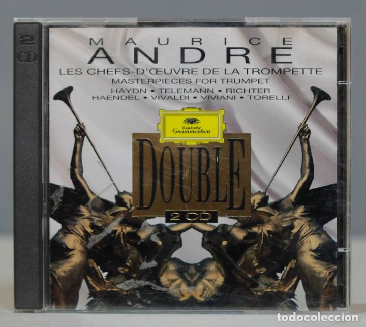 CDs de m&uacute;sica: 2 CD. Maurice Andre Performs Trumpet Masterpieces - Foto 1