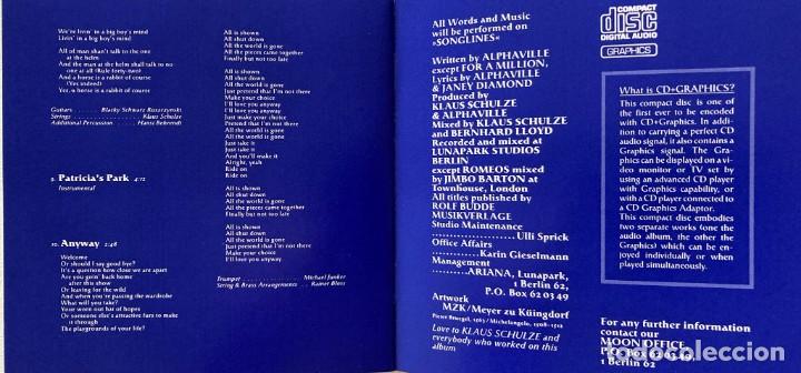 CDs de m&uacute;sica: ALPHAVILLE - THE BREATHTAKING BLUE - Foto 7