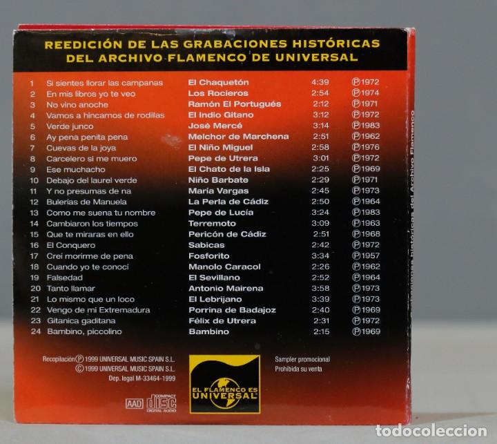 CDs de m&uacute;sica: CD. El Flamenco Es Universal - Foto 2