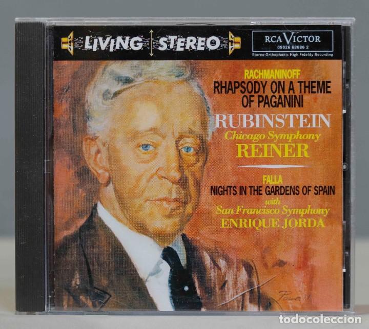 CDs de m&uacute;sica: 2 CD. Rubinstein. Rachmaninof. Falla. Chopin - Foto 1