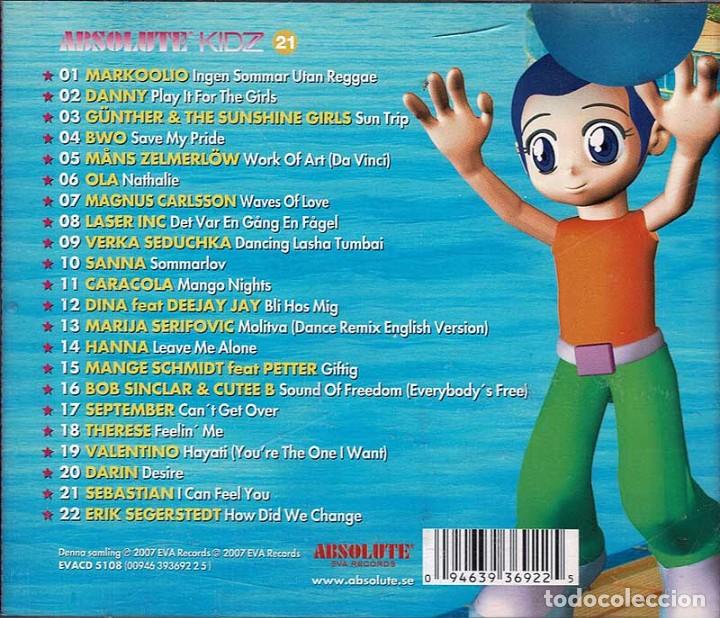 CDs de m&uacute;sica: Absolute Kidz 21. CD - Foto 2