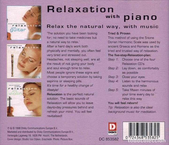 CDs de m&uacute;sica: Johan Onvlee - Relaxation With Piano. CD - Foto 2
