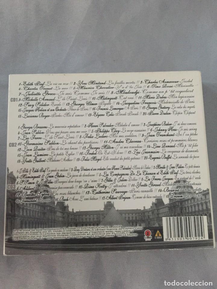 CDs de m&uacute;sica: Bonjour Paris 3xCDs EDD128CD - Foto 2