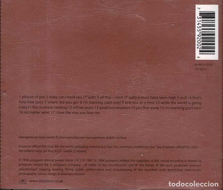 CDs de m&uacute;sica: Boyzone - Where We Belong. CD - Foto 2